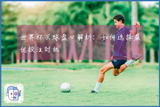 世界杯买球盘口解析：如何选择最优投注时机