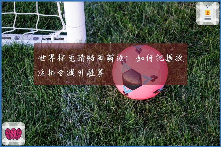 世界杯竞猜赔率解读：如何把握投注机会提升胜算