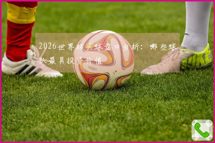2026世界杯买球盘口分析：哪些球队最具投资价值